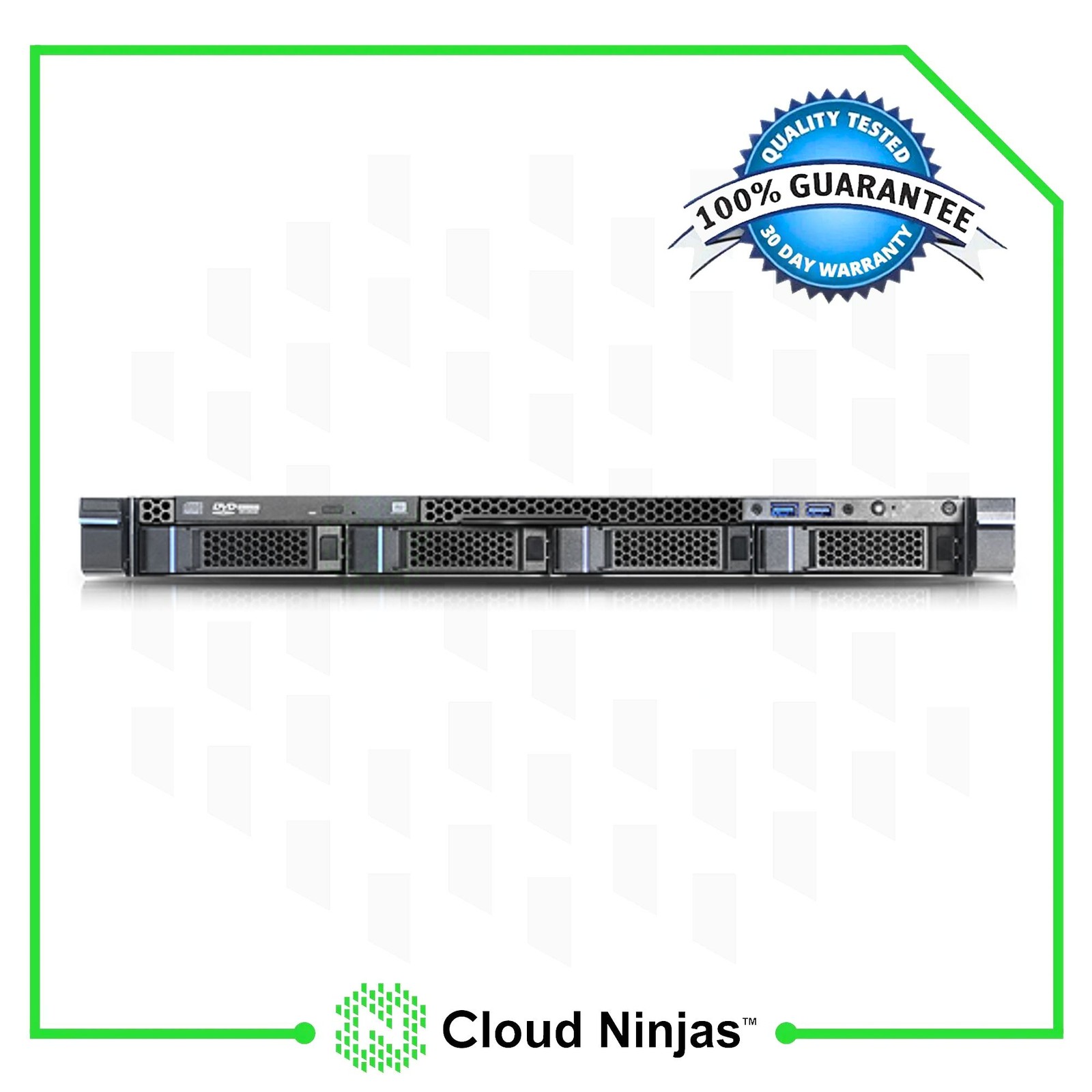 Cloud Ninjas ARA-4LS-2 1U 4 Bay LFF 2x 350W PSU AM5 DDR5 M.2 Barebone Server