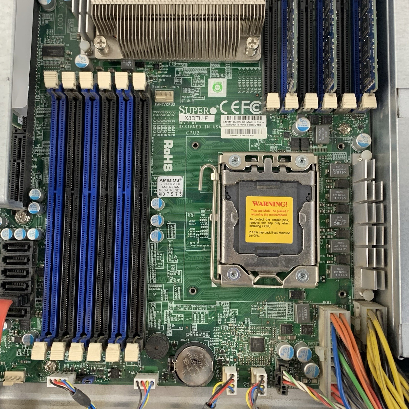 SuperMicro CSE-815 Server X8DTU-F 1x Xeon E5504 2.0 GHz 12 GB Ram No OS No HDD