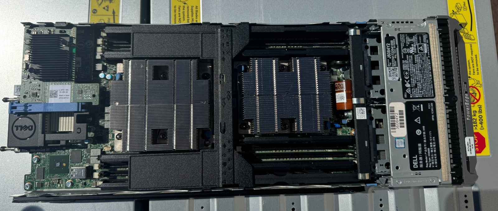 Dell PowerEdge M1000e Blade Center w/ 16x M640 nodes Tested CTO