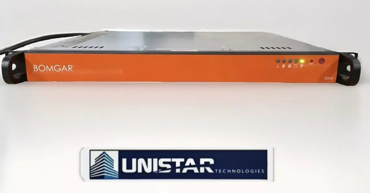 BOMGAR B200 Model S-1200 R1 Server, Rack-Mountable with Power Supply