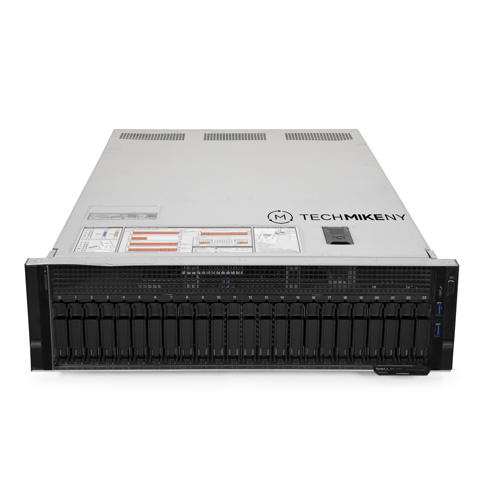 Dell PowerEdge R940 Server 3.30Ghz 48-Core 512GB RAM + 15TB SSDs + 22x Caddies