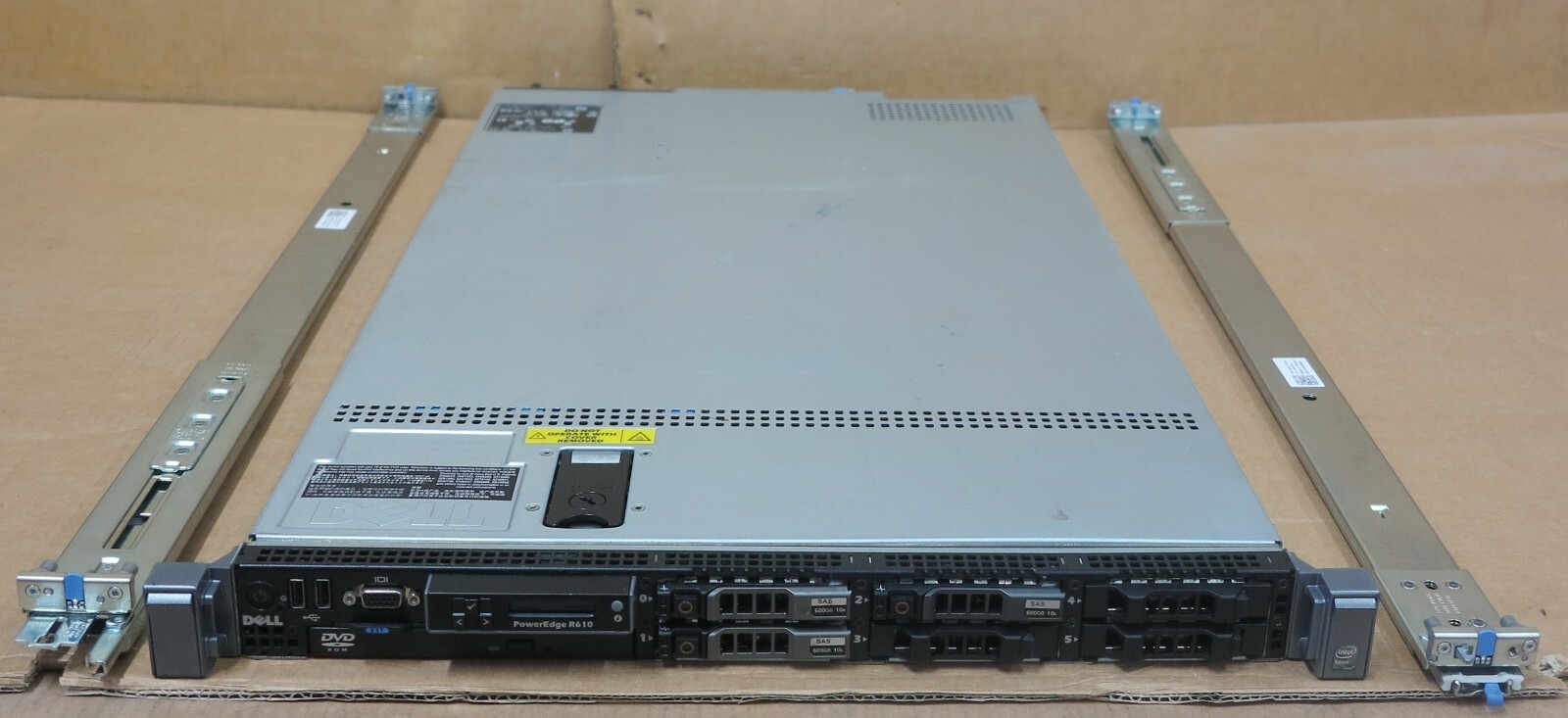 Dell PowerEdge R610 2x Xeon E5645 2.4GHz 192GB RAM 292GB HDD PERC 6/i 1U Server