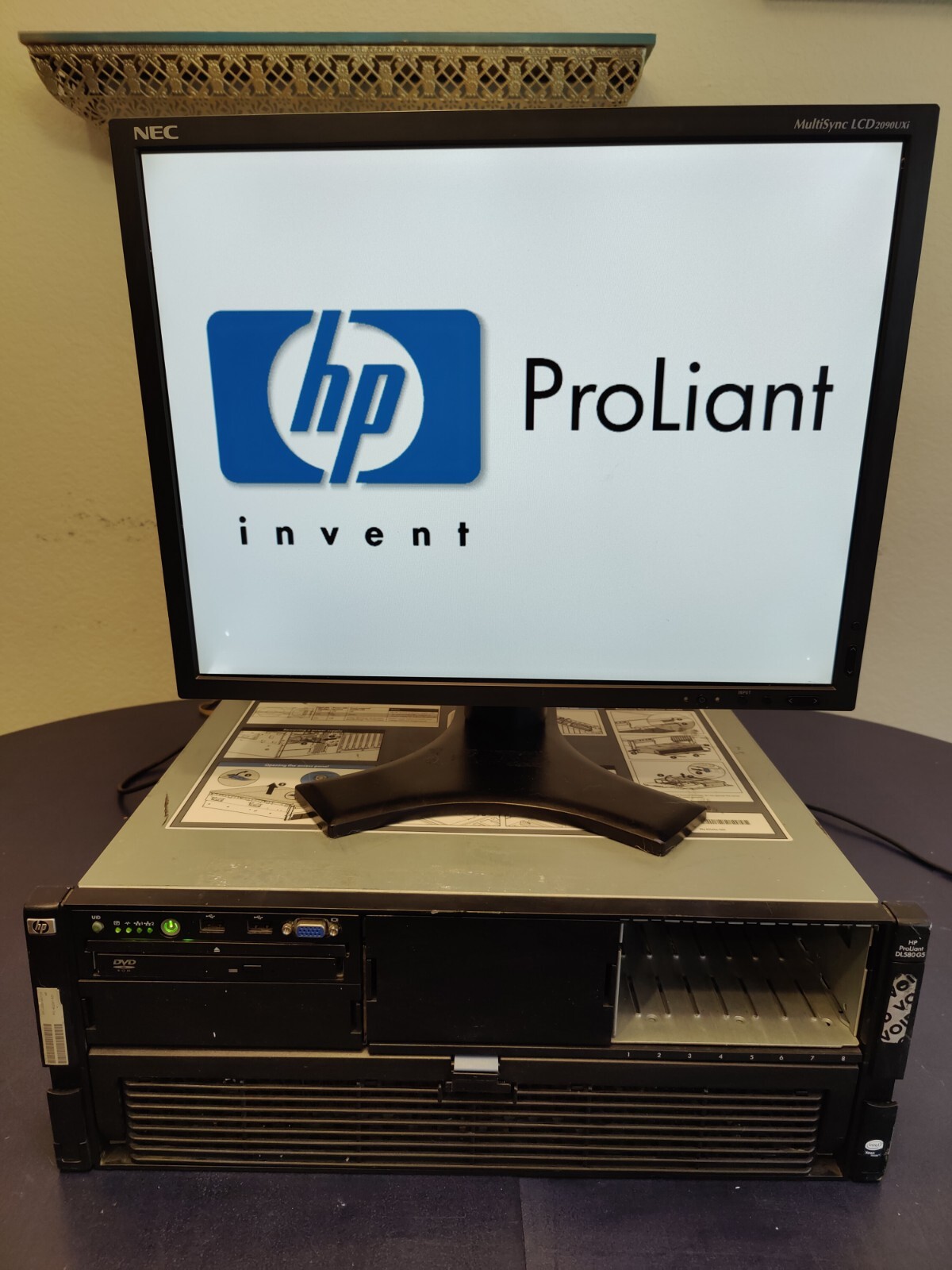 HP Proliant DL580 G5 SERVER 4x Quad-Core Intel Xeon 2.93GHz 32GB RAM – NO HDD/OS