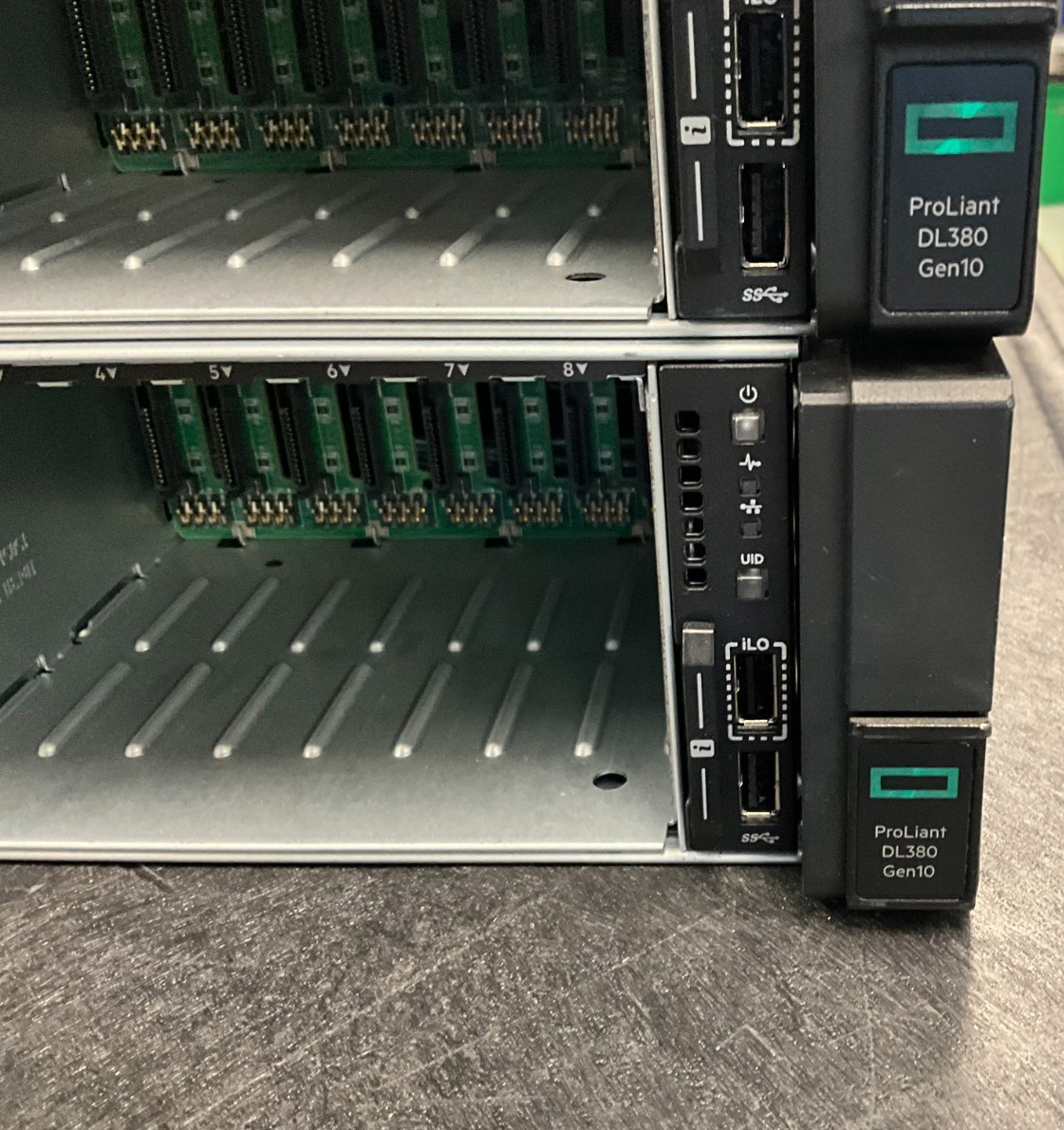 PAIR OF 868704-B21 HPE DL380 Gen10 24-SFF CTO *NO PARTS
