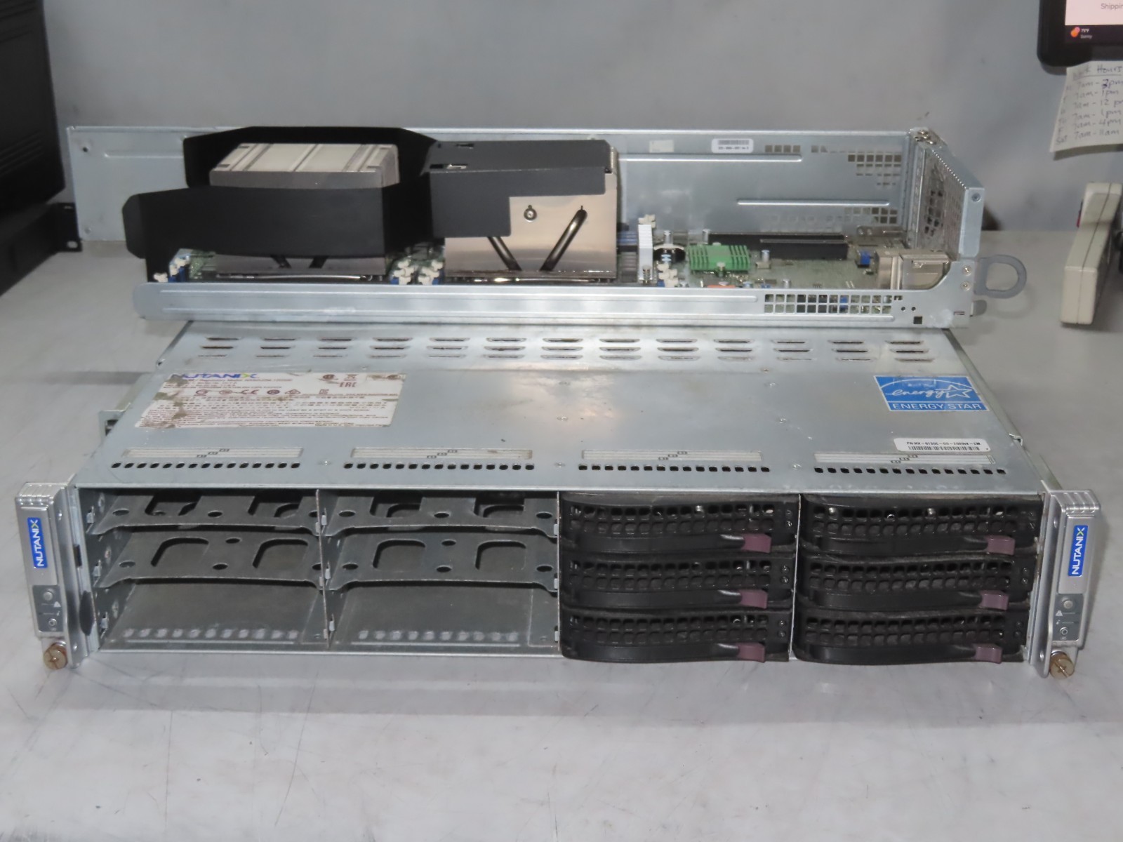 Nutanix NXS2U2NL12G500 with 1x X10DRT-P-G5-NI22 Blades ** PARTS **