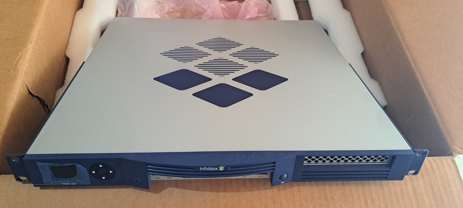 Infoblox Trinzic 1400 Rack-Mountable Network Server P/N: TE-1420-NS1GRID-AC