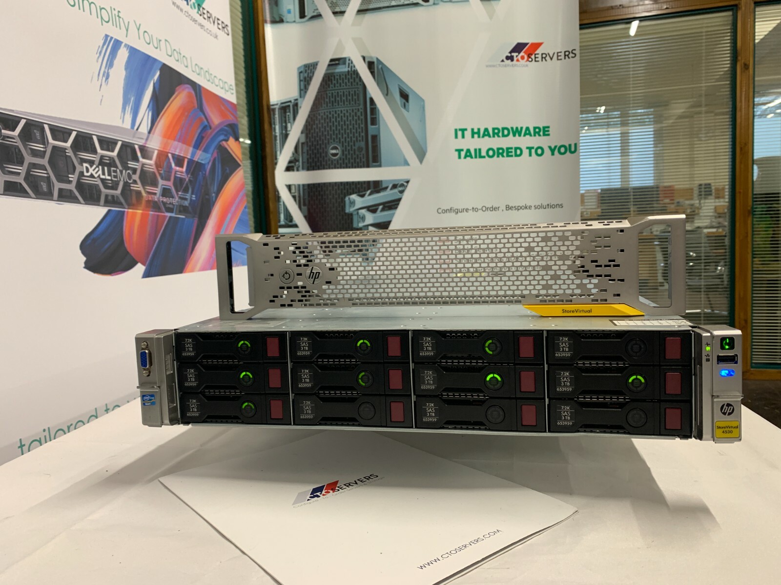 HPE StoreVirtual 4530 4TB MDL SAS Storage Solution 48 TB + License key