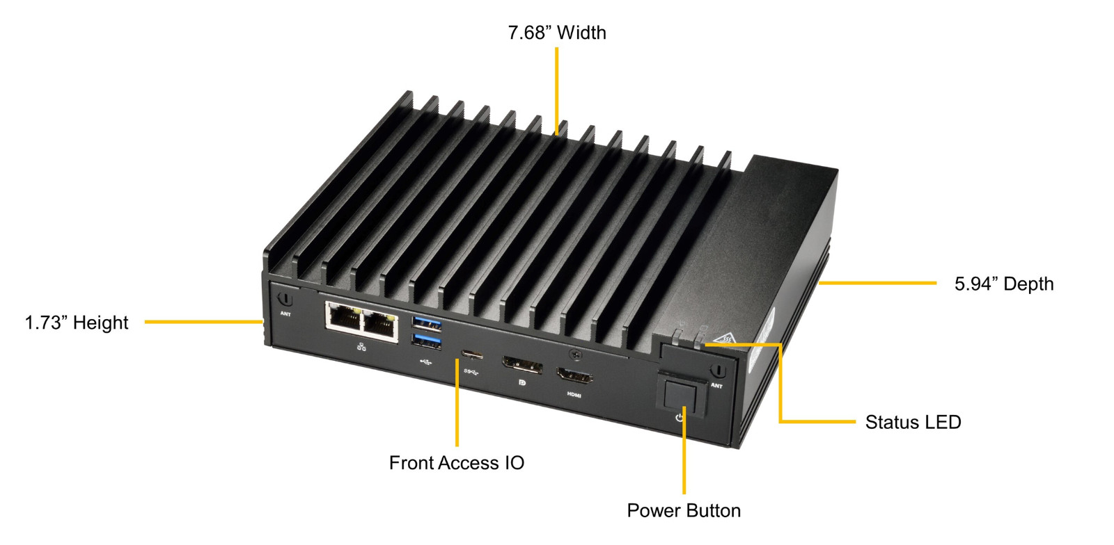 Supermicro SYS-E100-9S-L Fanless Box PC (E101-01 + X11SSN-L, i3-7100U)