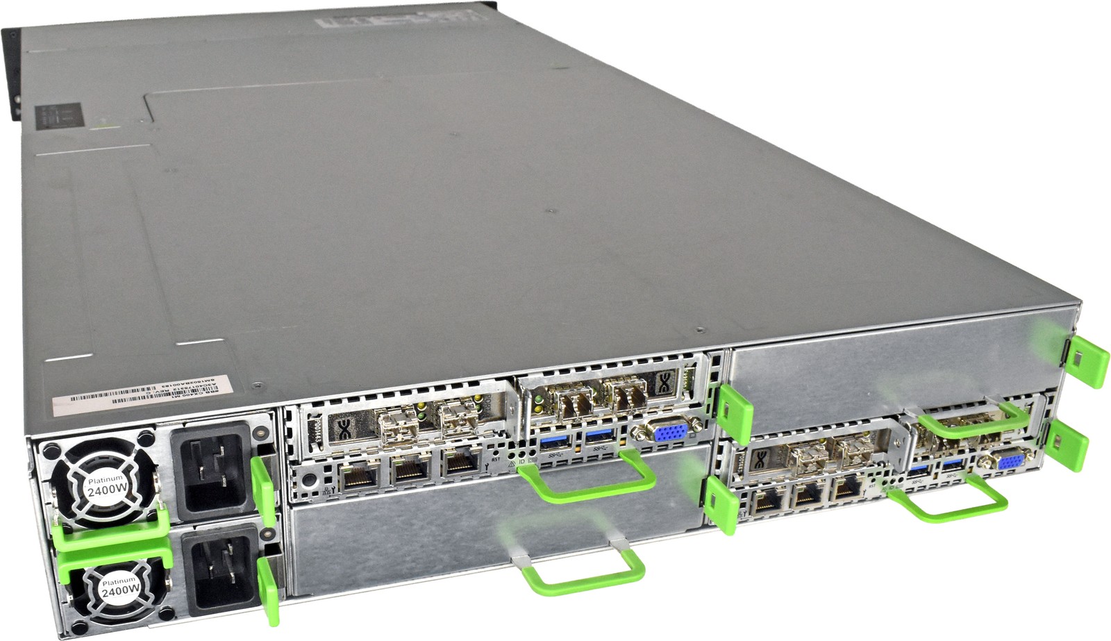 Fujitsu Primergy CX400 M1 4 Node Server 2x Node CX2550 M2 No CPU No DDR4 RAM