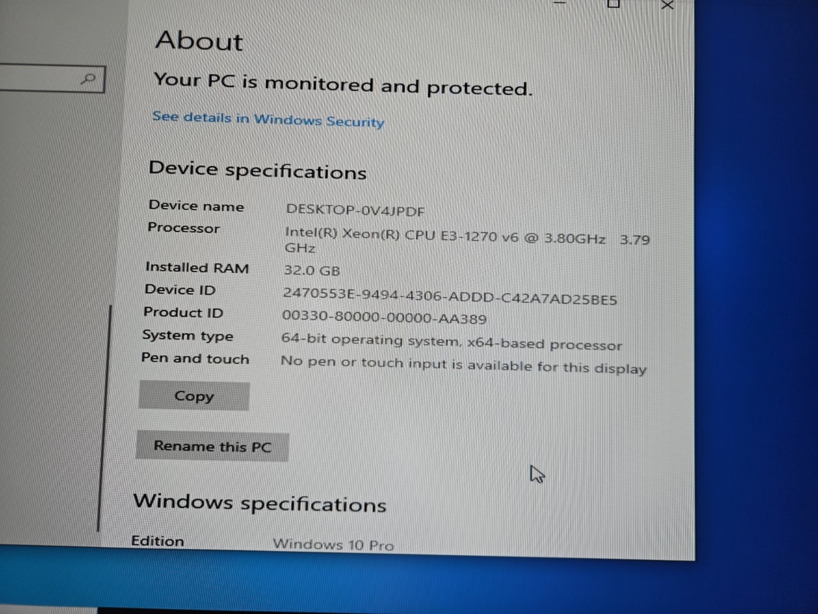 Dell PowerEdge T130 Server Xeon E3-1270 v6 32GB RAM PERC RAID 2TB HDD
