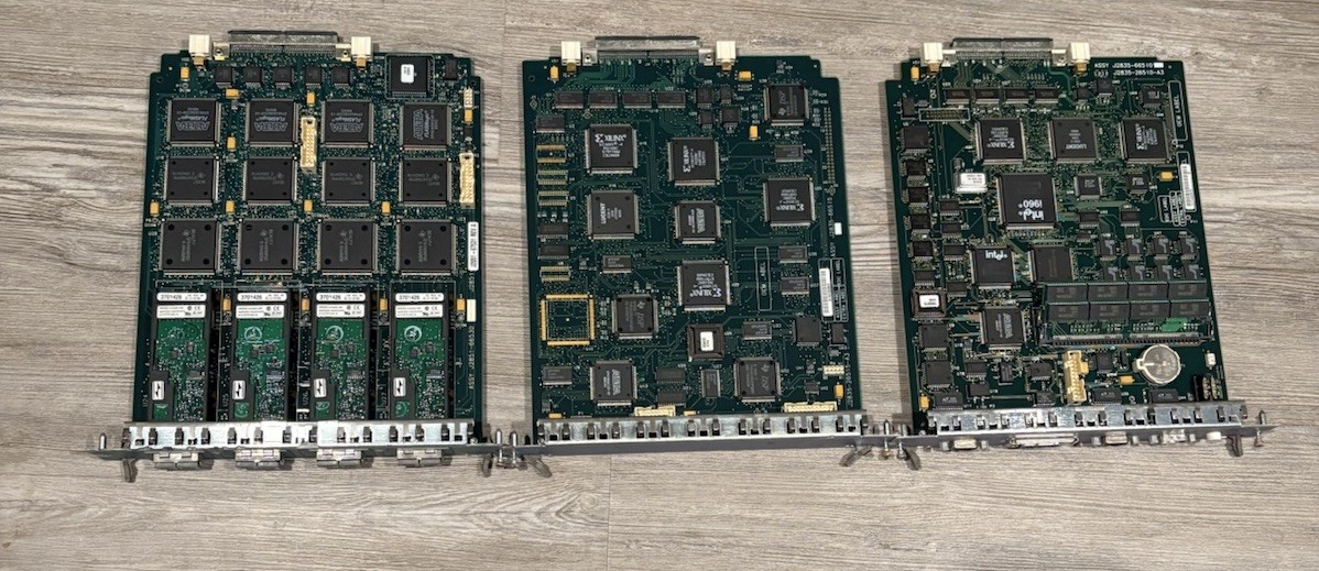 HP 9000 Enterprise Switch Model 266 Workstation, 3 Boards, i960, Vintage AT&T