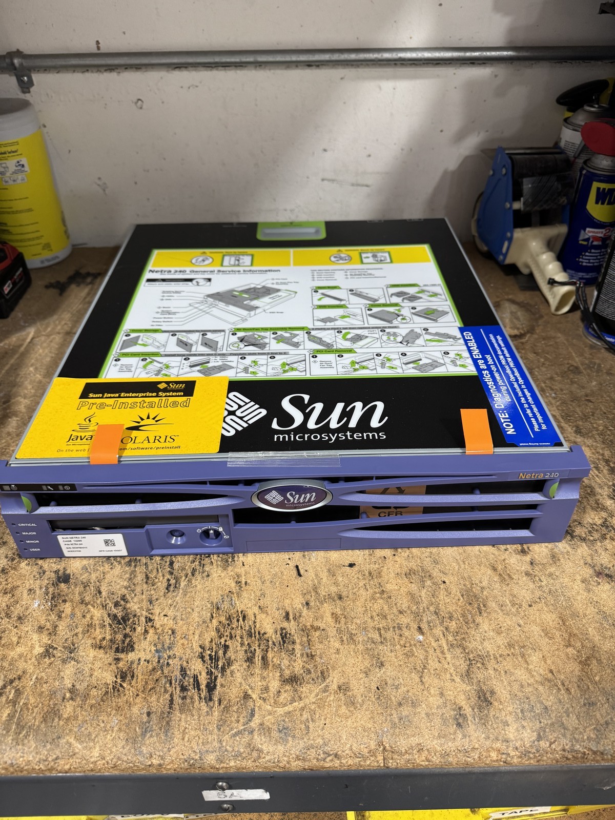 Sun Netra 240 1 x 1.5Ghz 2GB 1 x 146GB SCSI NEW