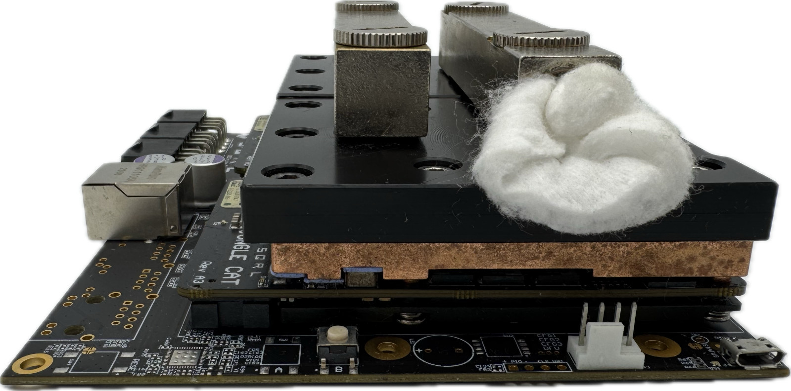 SQRL Jungle Cat, Direct Liquid Cool, with 2x Xilinx Virtex UltraScale+ XCVU35P