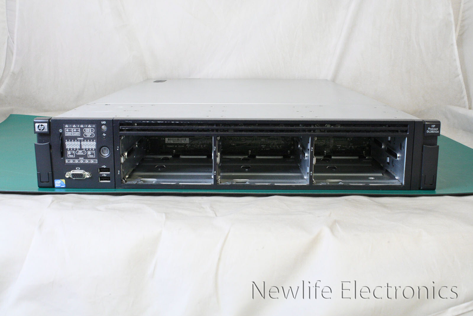 HPE 516919-B21 ProLiant DL380 G6 Server (2 x 2.67 GHz CPU/8 GB RAM/No Drives)