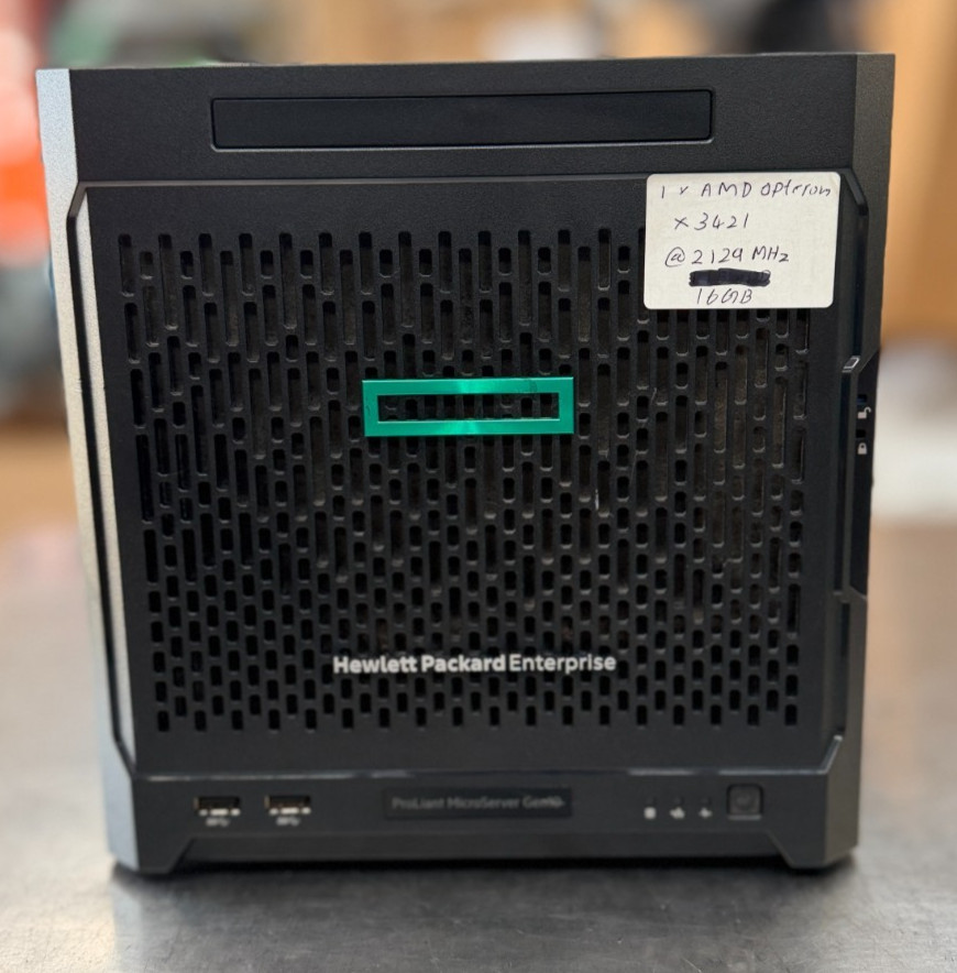 HP ProLiant Gen10 Micro Server AMD Opteron X3421 @2129MHz 16GB 3x1TB | TPS-F022