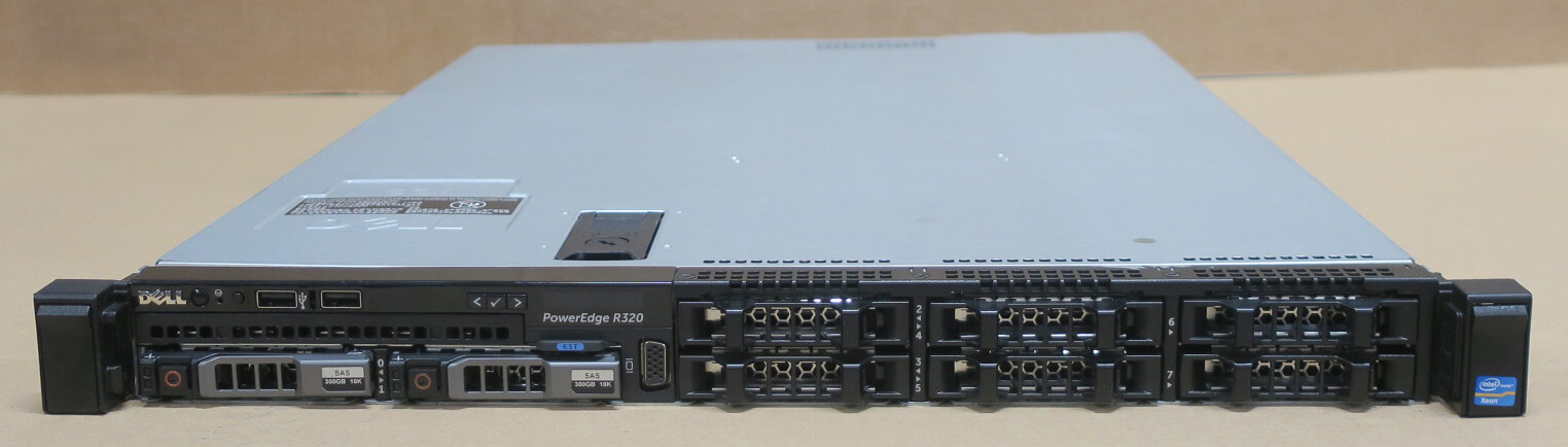 Dell PowerEdge R320 1x Six-Core E5-2430v2 2.5GHz 24GB Ram 2x 300GB HDD 1U Server