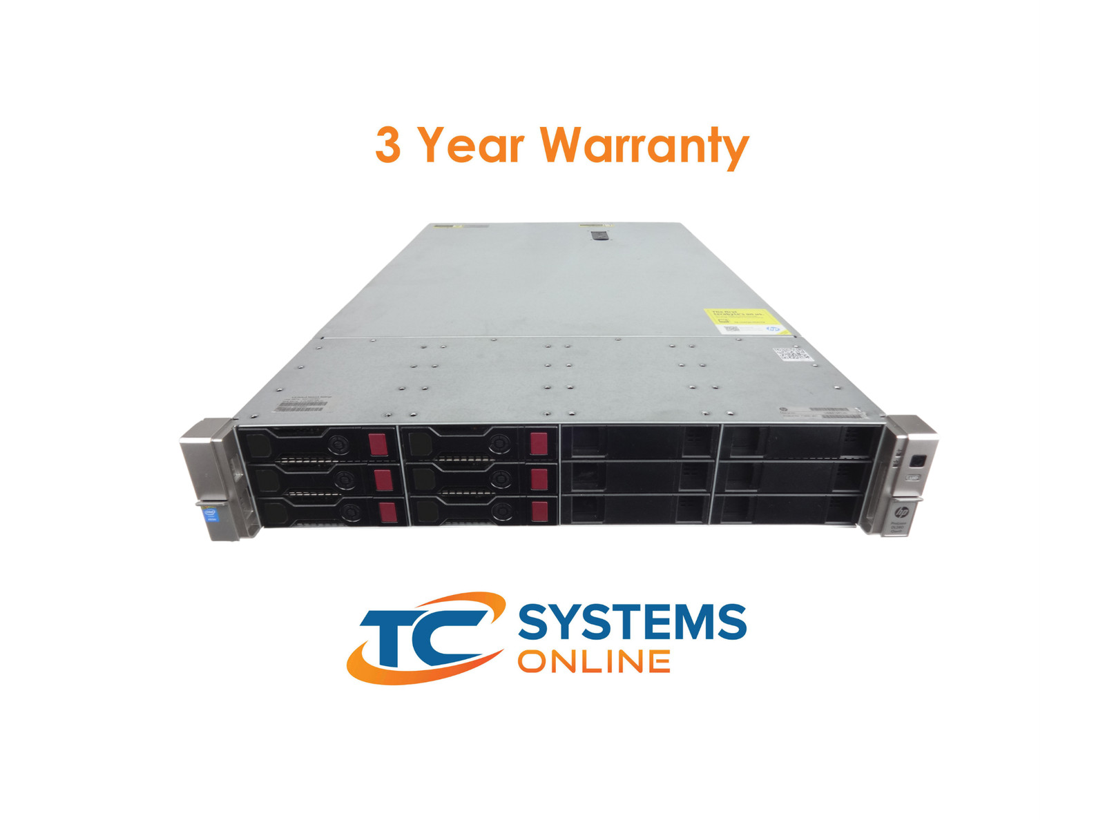 HPE DL380 G9 12×3.5 2x E5-2650v4 2.2GHZ =24C/48T 32GB 6x 6TB SAS P816i
