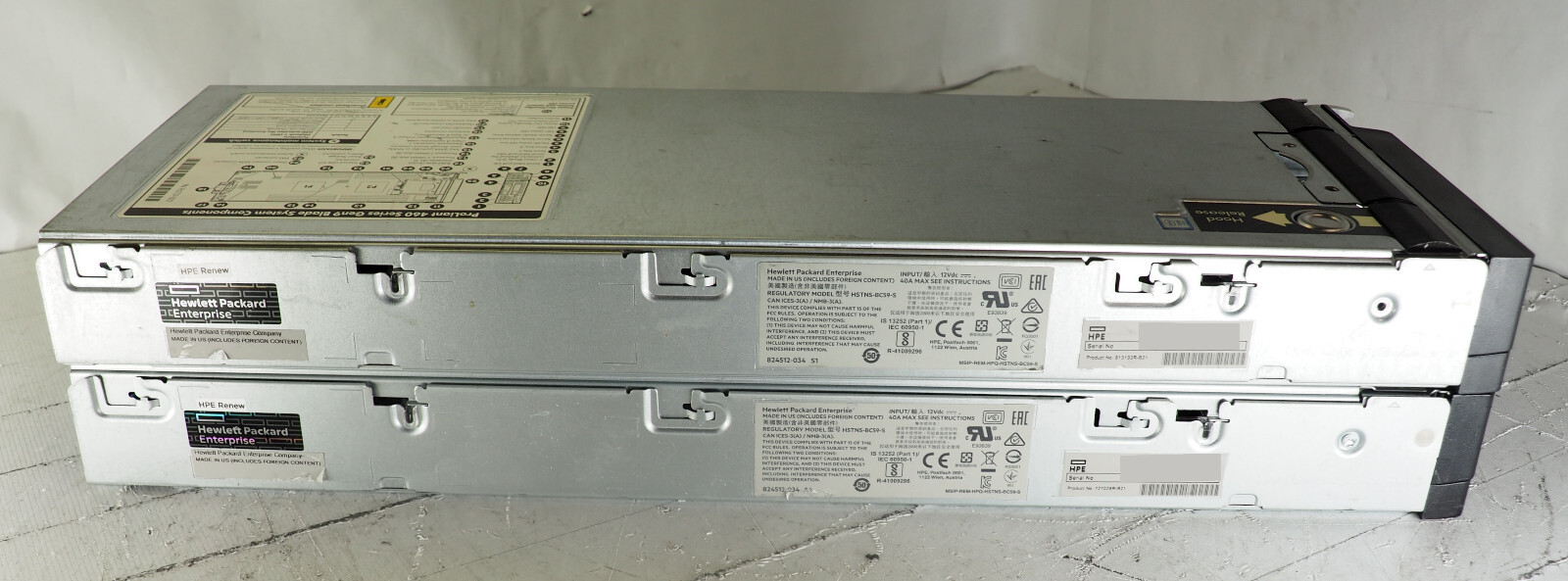 Lot of 2 HP HSTNS-BC59-S ProLiant 460 Series Gen9 Blade System Module BareBones