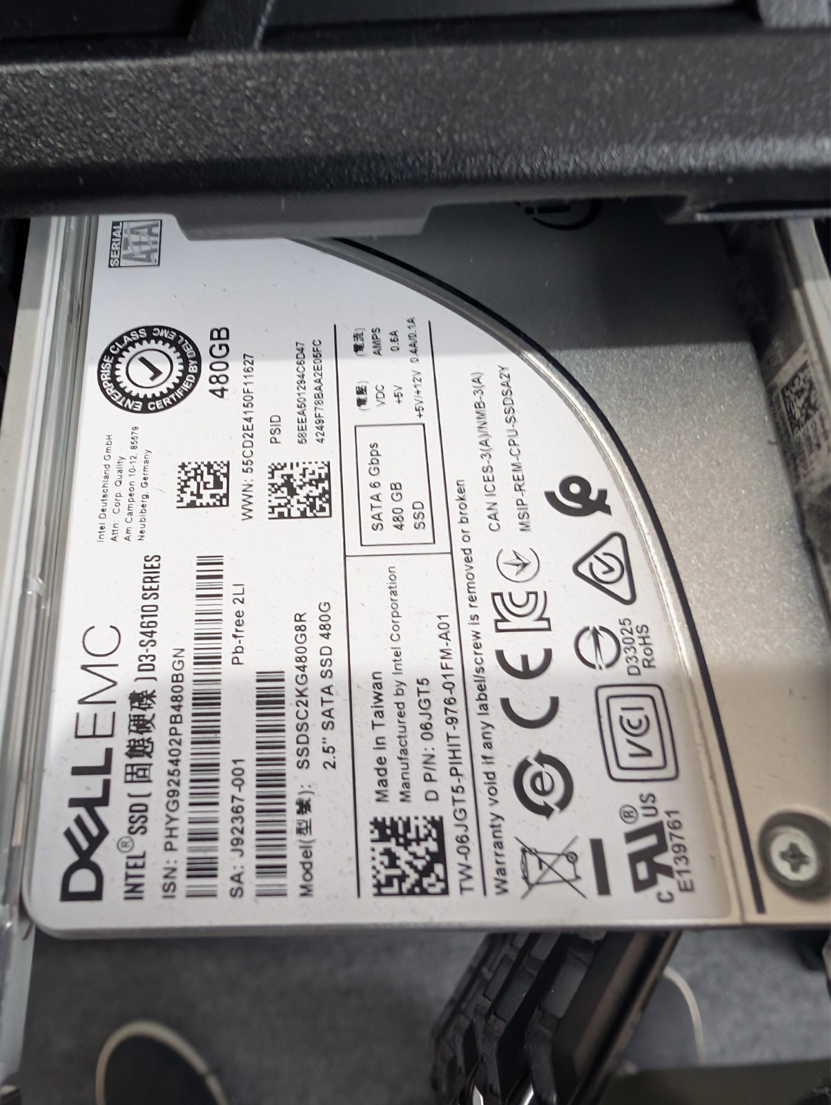 DELL Poweredge R640 Intel Xeon Silver 4108 1.8GHz Server,64GB RAM, PERC
