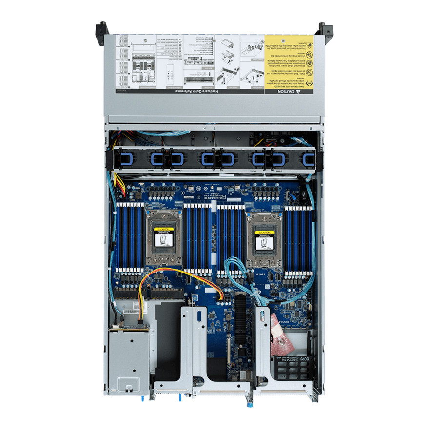 Gigabyte Rack Server R282-Z91 2x EPYC 7742 26x 2.5″ SAS 2x 1600W No Disk / RAM-