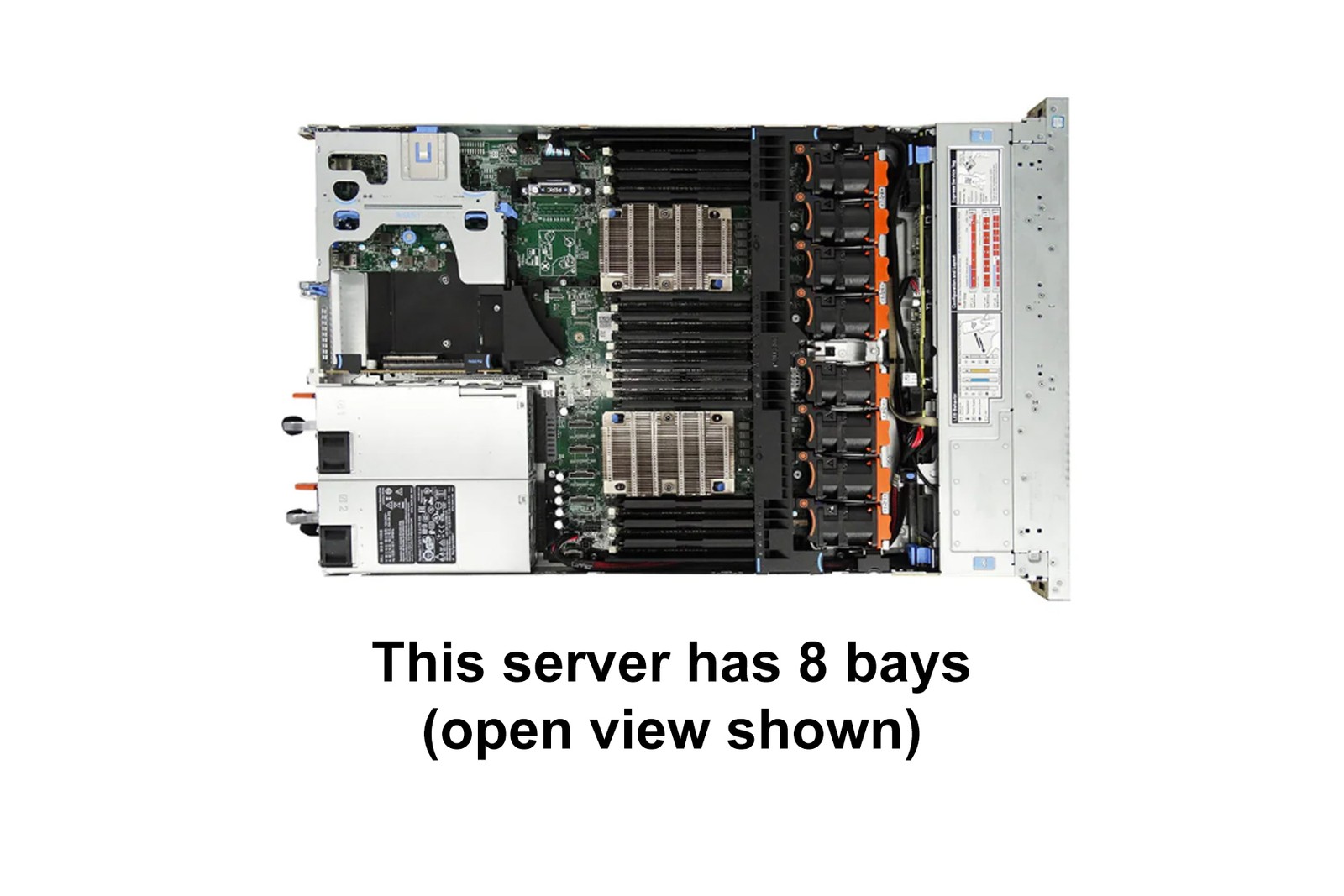 Dell PowerEdge R640 Server 2x Gold 6234 – 3.3GHz H730P 64GB RAM 2x NEW 1TB SSD
