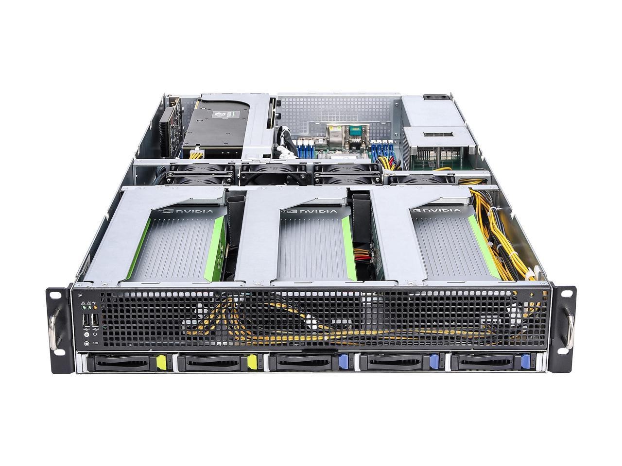 ASRock 2U4GROME 2U EPYC Server Barebone with 4 GPU Slots and Dual 10G LAN