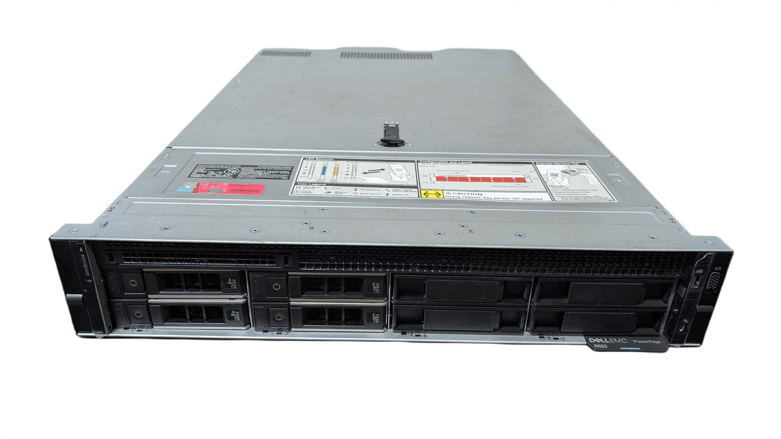 Dell PowerEdge R550 8LFF 2x Silver 4310 2.10Ghz | 64GB RAM | H745 | 4x Trays