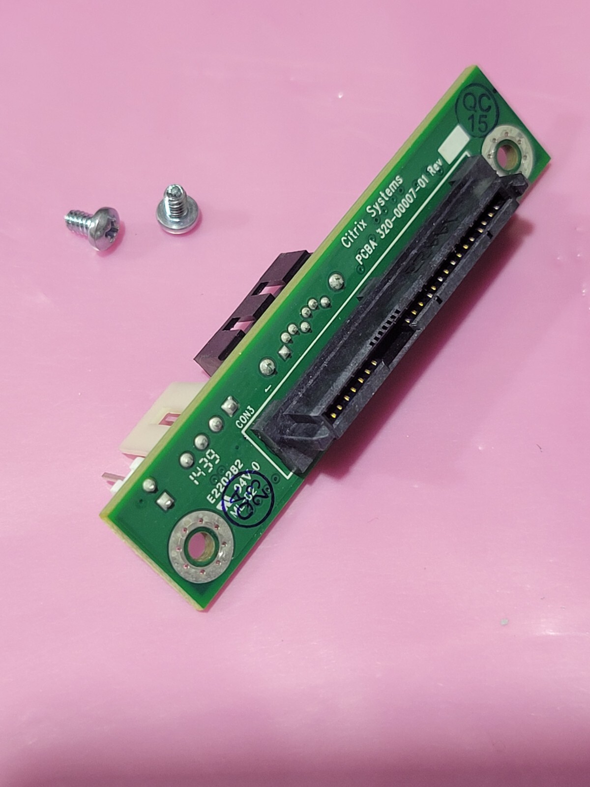 Citrix NSMPX 7500 SATA Hard Drive Backplane Board 320-00007-01