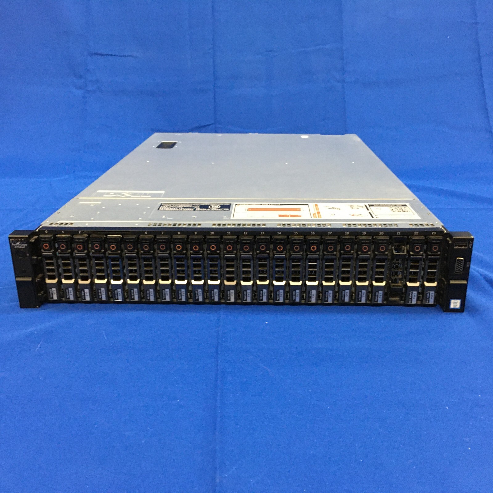 Dell PowerEdge R730xd – 2U – 2x Intel Xeon E5-2620 v4 – 7.1TB Broken Top Latch