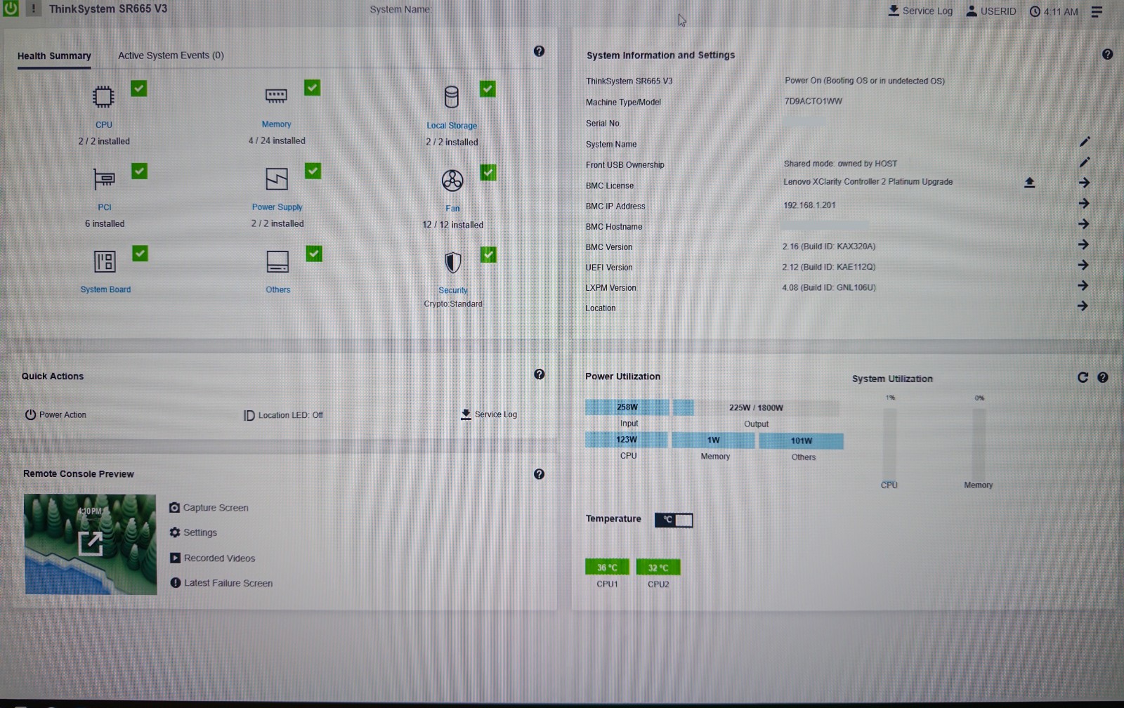 Lenovo ThinkSystem SR665 V3 2U 2x EPYC 9654 96c CPUs 64GB DDR5 ECC 2x 1TB NVMe