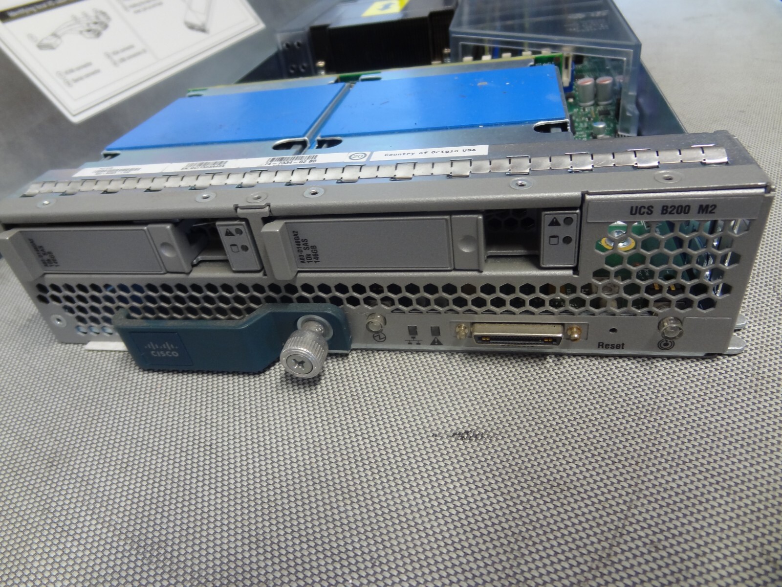 Cisco USC-B200 Blade Server 2 X E5649 CPU 48GB RAM, 2 x 146GB HDD #160