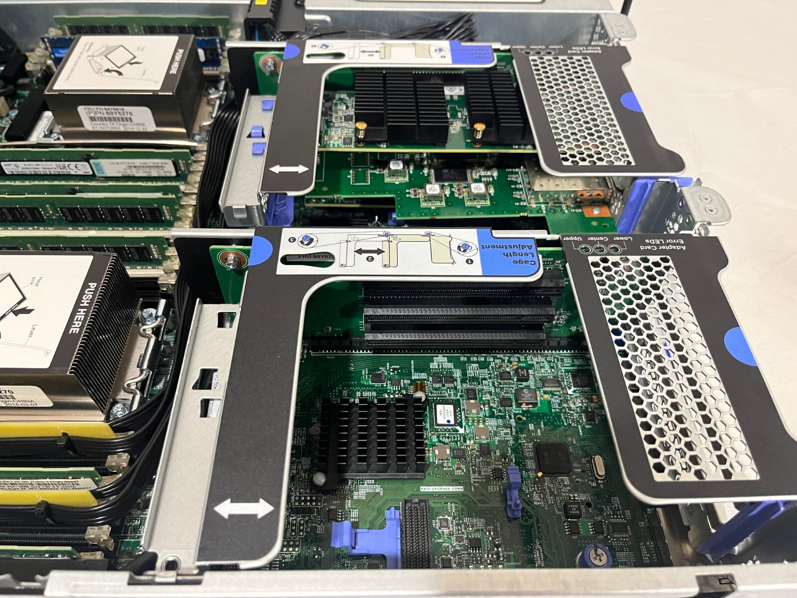 IBM SAN Controller 2U Intel 16-Core 3.4GHz CPU 64GB RAM 4x 8Gb FC 2x 750W PSUs