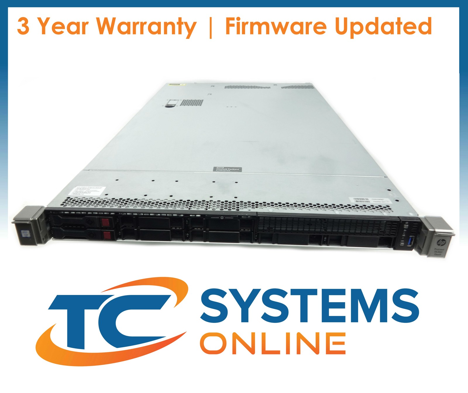 Proliant DL360 G9 8SFF 2x E5-2650V3 2.3GHZ =20C/40T 128GB 2x HD Tray P440AR