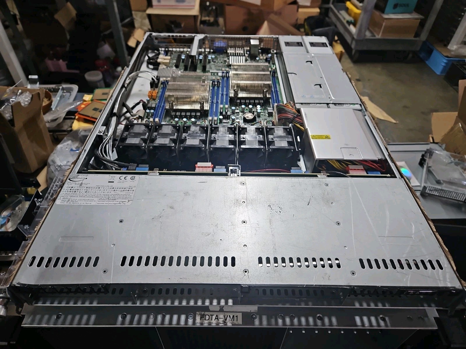 Supermicro CSE-815 4x LFF 2x NVME Slots X10DRD-iNT Server Barebone