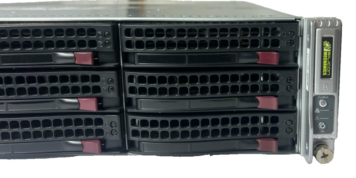 Supermicro CSE-827 2x H8DGT-HF/H8DGT-HIBQF 4 x AMD 6128 @2.0GHz, 32GB Mem Each