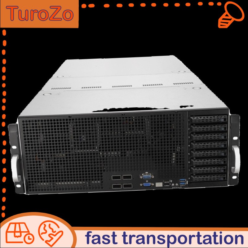 ESC8000-G4 ASUS GPU 8X2.5″ Server With 3X 2200W PSU Used