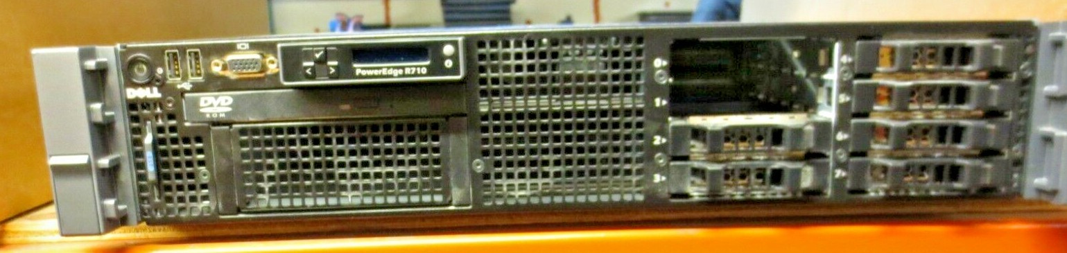 DELL POWEREDGE R710 2x XEON X5560 @2.80GHz 8GB RAM No HDD