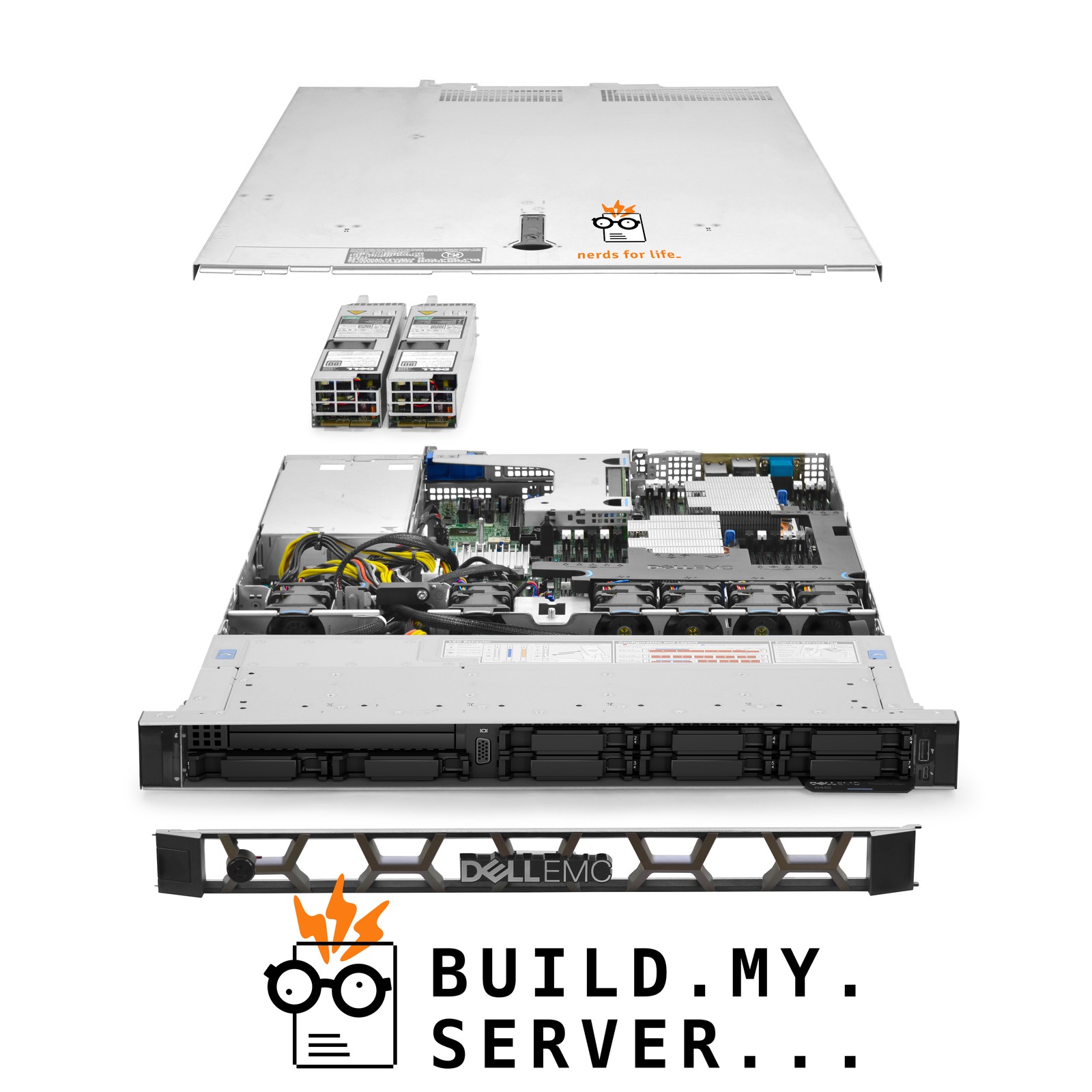 Dell PowerEdge R440 8-Bay SFF Server 2.10Ghz 32-Core 64GB RAM 1.6TB SSDs Hosting