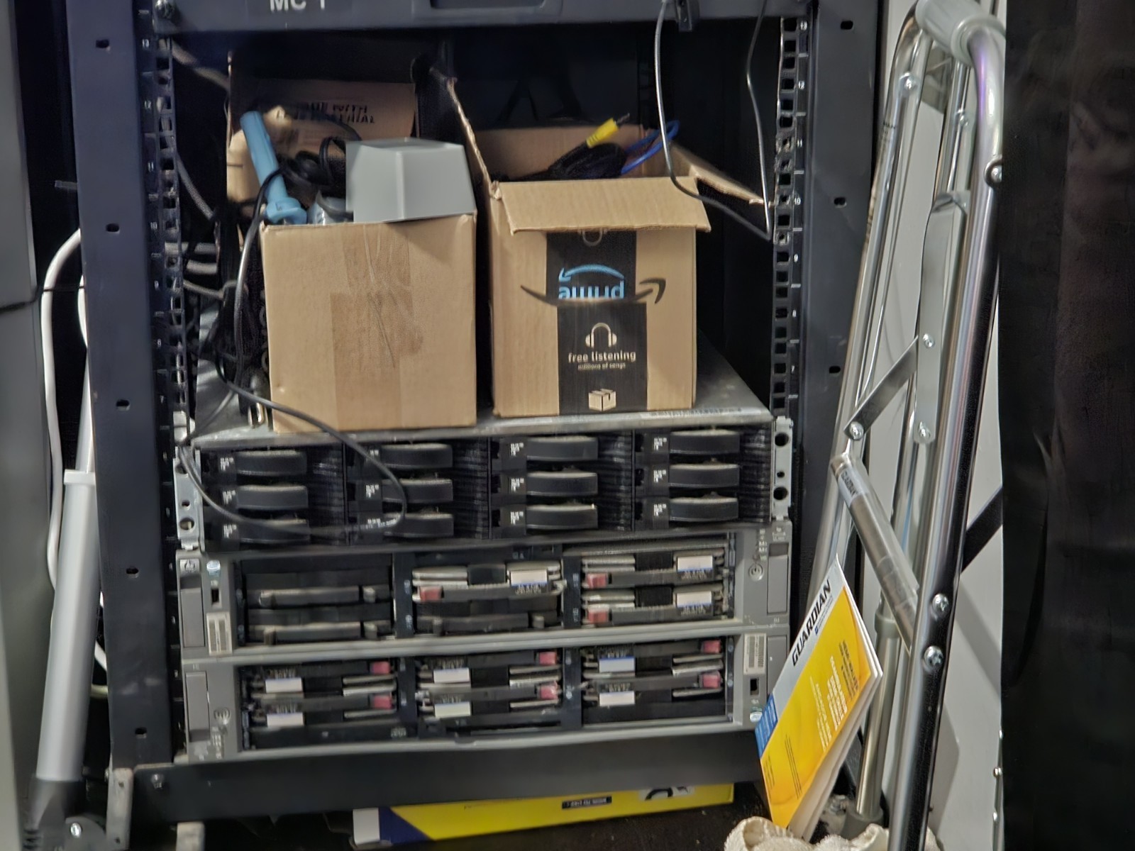 Rack Of IBM Servers