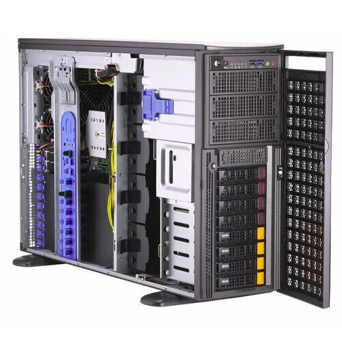 Supermicro SYS-740GP-TNRT Server 8X3.5″/2x Gold 6330N 28Core/128G/RTX 4090 GPU