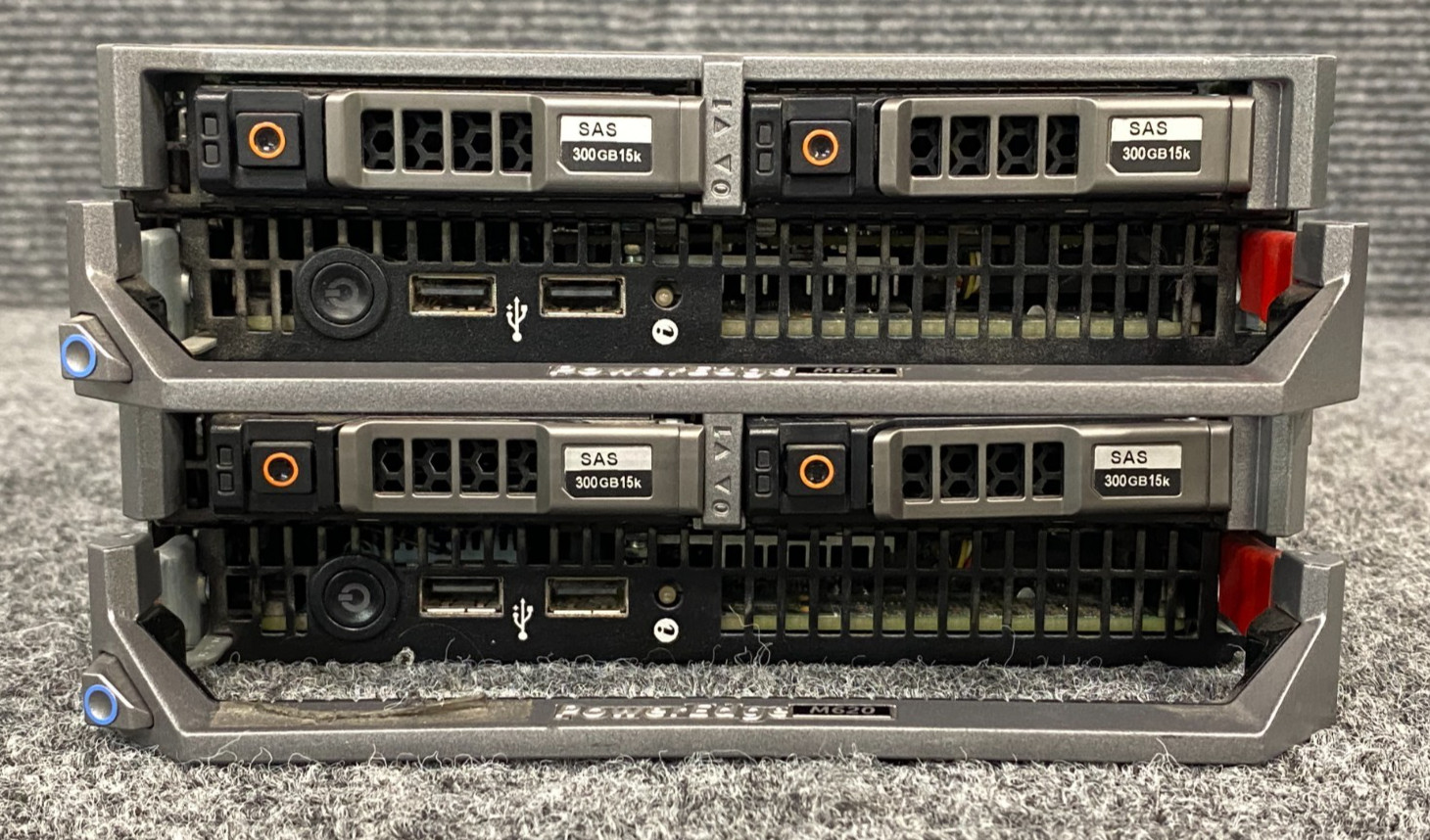 Lot of 2 Dell PowerEdge M620 Blade Server 0F9HJC (Units Only)