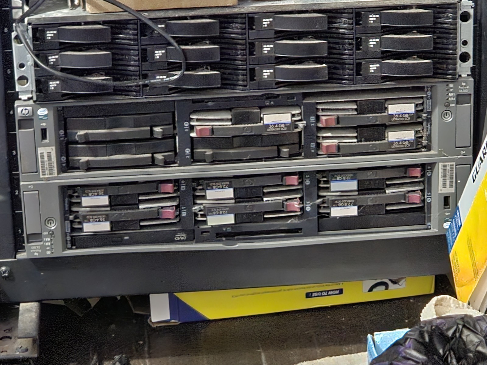Rack Of IBM Servers