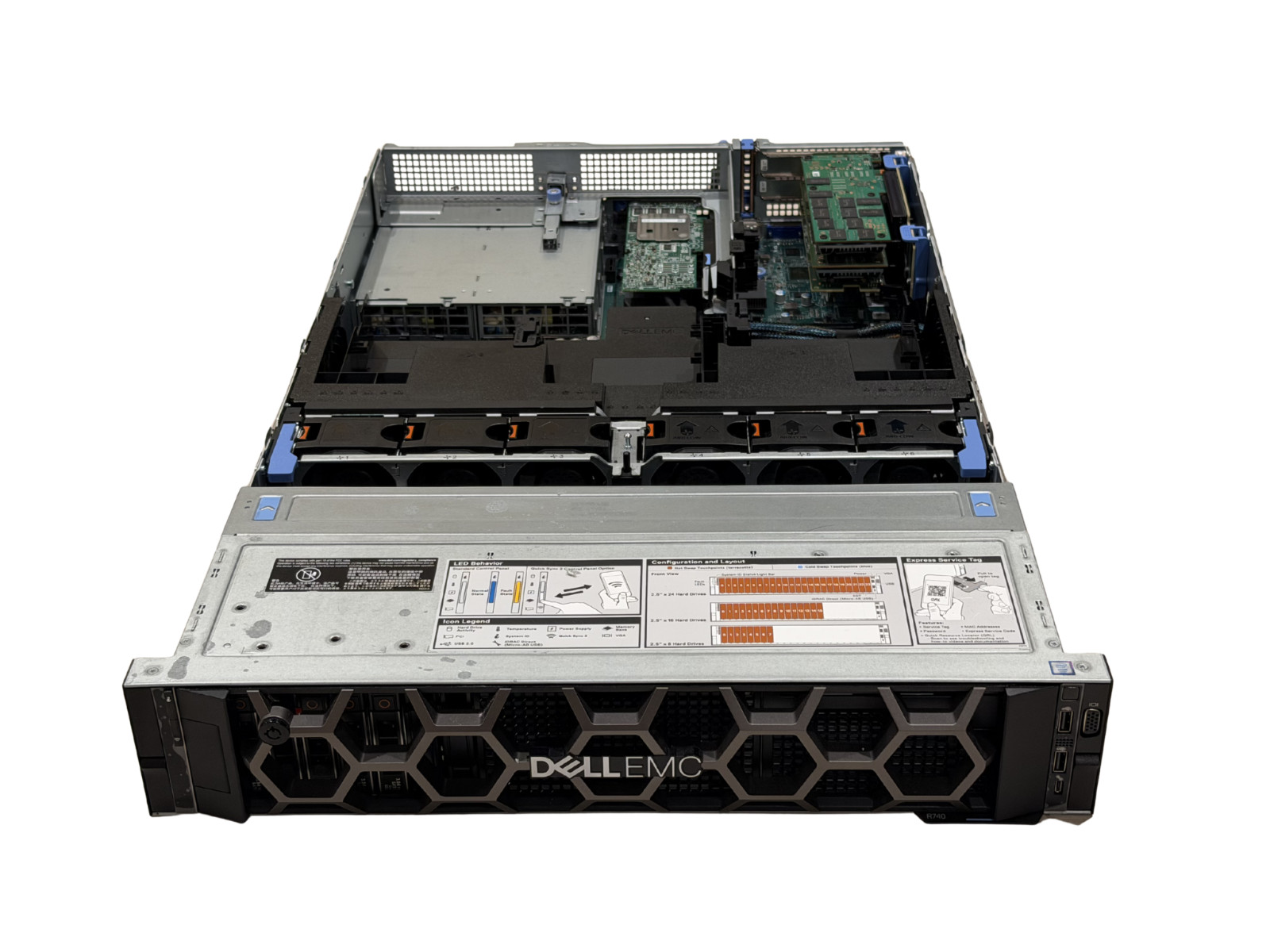 Dell PowerEdge R740 2x 20C Gold 6242R 3.1GHz 384GB RAM 6x 3.84TB SATA+8TB P4500