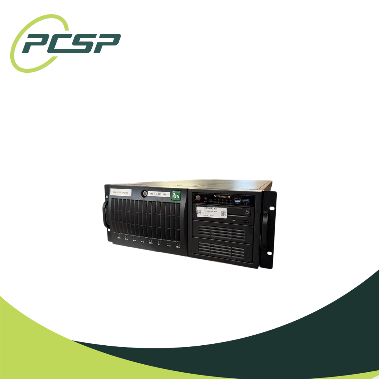 SuperMicro CSE-743 X12SPL-F Gold 6354 64GB DDR4 1x RAID & NIC 8x Trays NO HDD