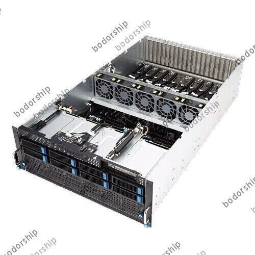 ASUS ESC8000A-E12 8XGPU Server 8X3.5″(4XNVME) Support EPYC 9004 CPU 4X3000W