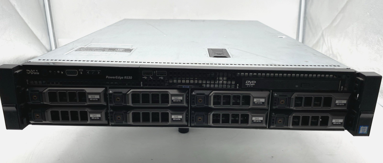 Dell Poweredge R530 Server 2x Xeon E5-2620v4 2.10GHz 32GB RAM 6x 600GB HDDs
