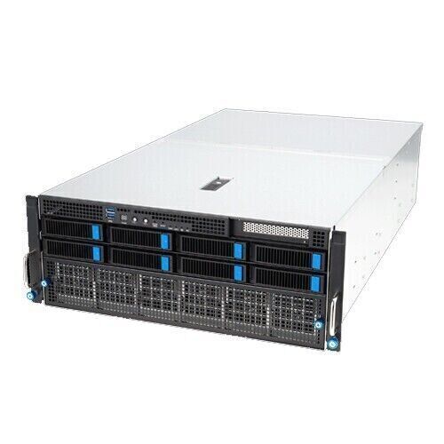 ASUS ESC8000A-E12 4U 8 GPU Server For NVIDIA A100 H100 80GB , AMD EPYC 9004 CPU-