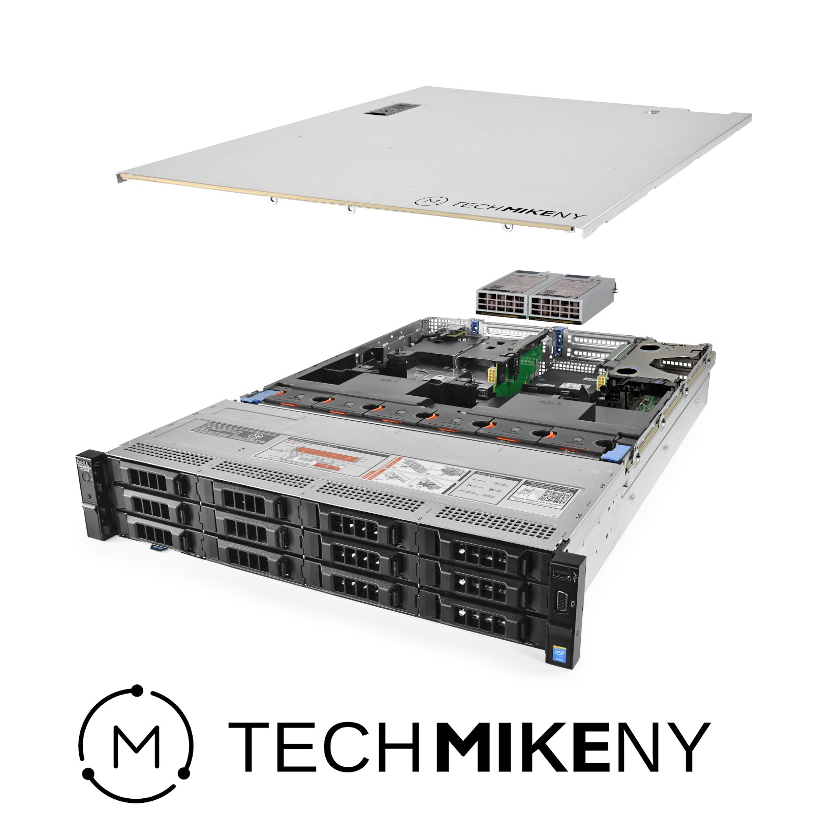 Dell PowerEdge R730xd Server 12-Bay LFF 2.40Ghz 20-Core 96GB RAM + 14x Caddies