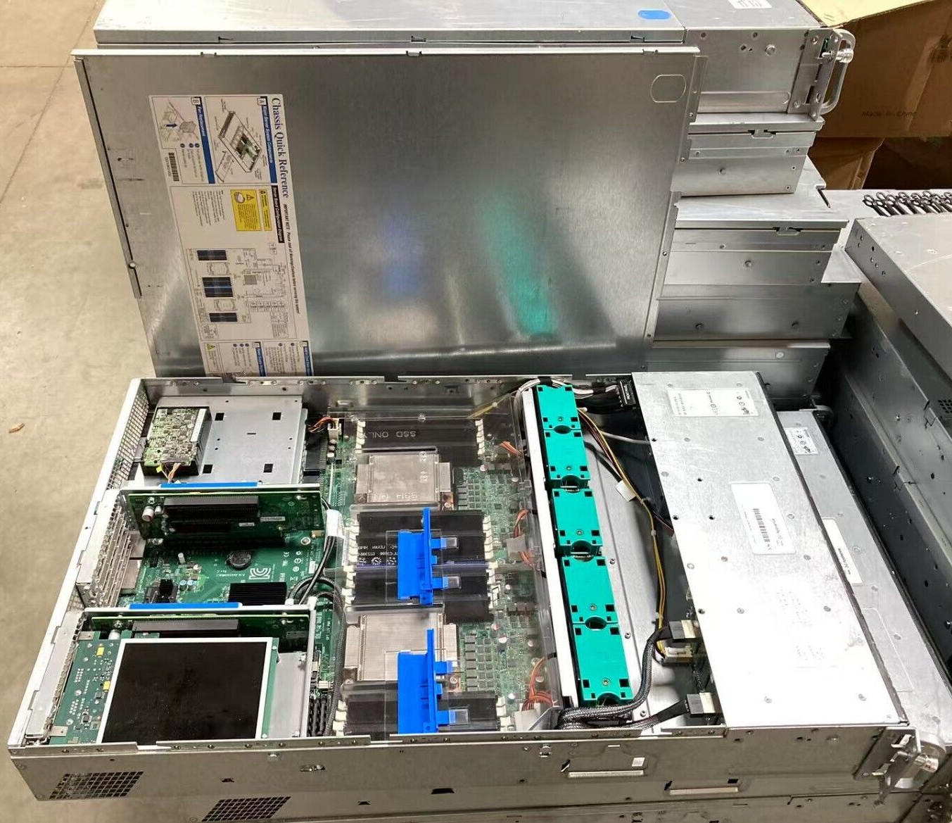 R2208WT2YS Intel 2U Server Barebone System Chassis w/ 2x 750W PSU and Fans