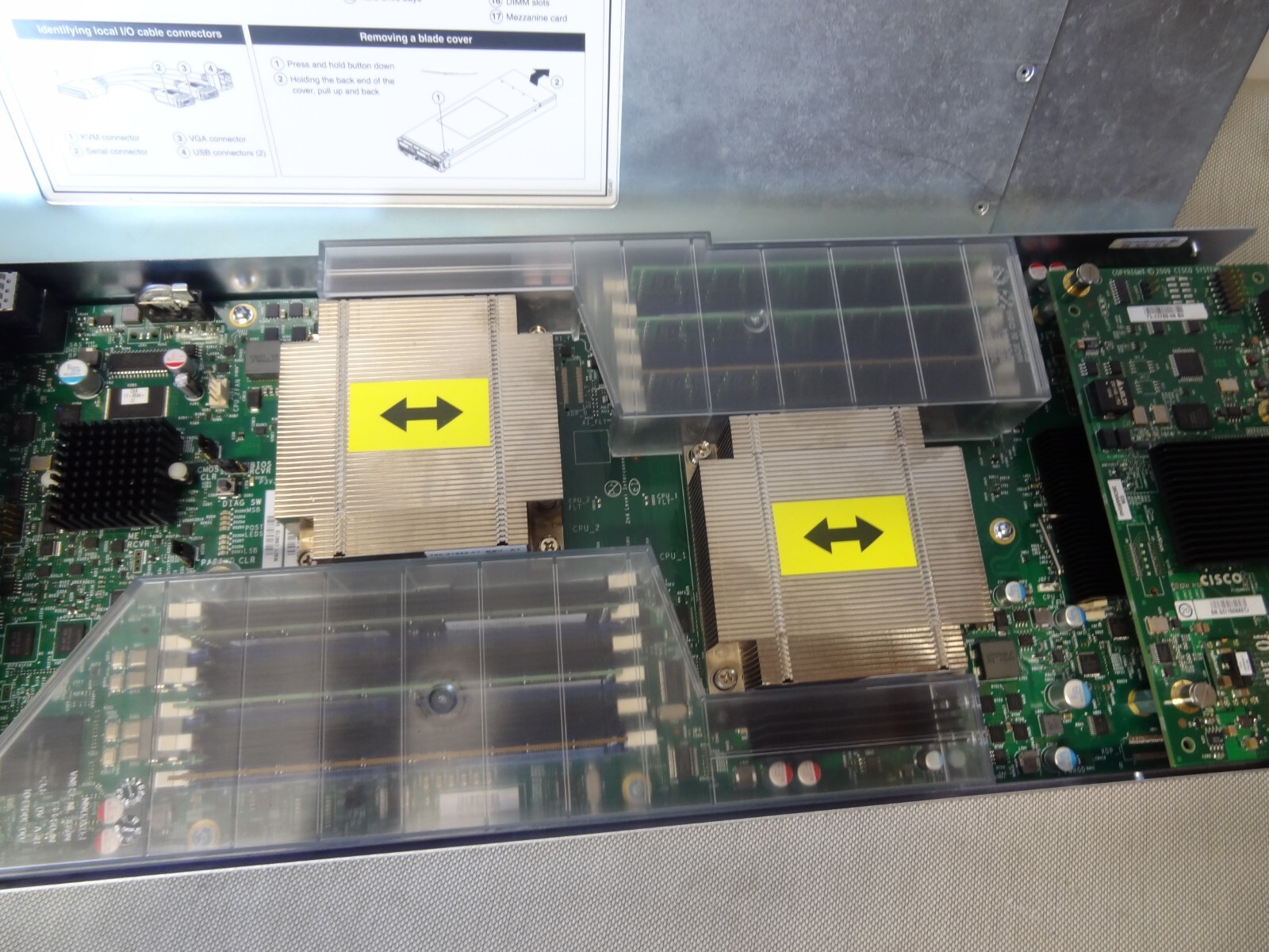 Cisco USC-B200 Blade Server 2 X E5649 CPU 48GB RAM, 2 x 146GB HDD #160